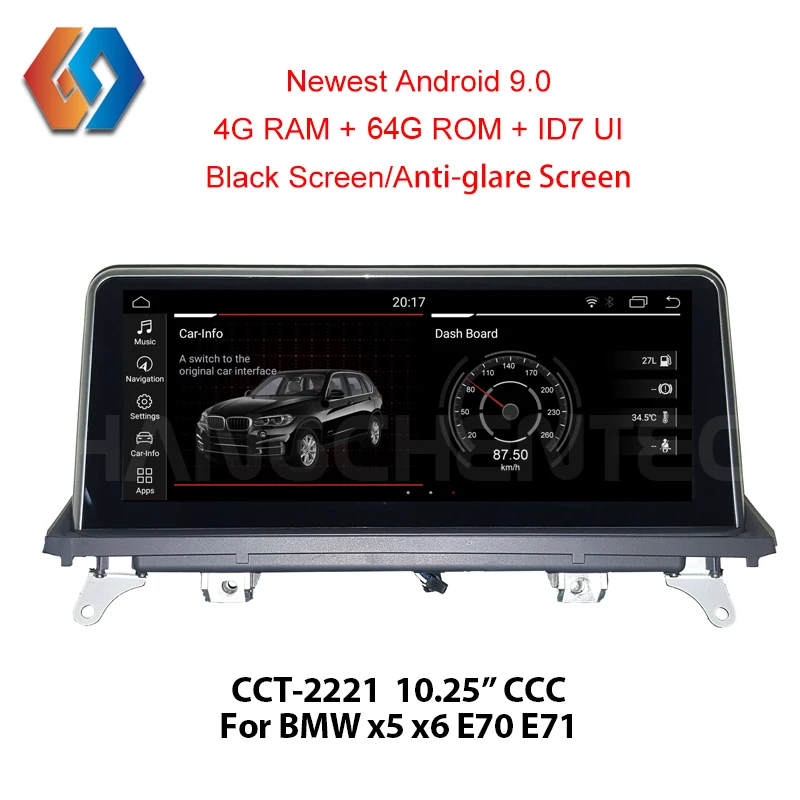Автомобильная стереосистема Zlink 21 с сенсорным экраном 4 ГБ 64 для BMW X5 E70 X6 E71 система