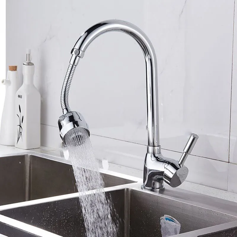 360 градусов Поворотный кран барботер сопло Ванная комната Кухня Регулируемый