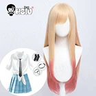 Парик для косплея Marin Kitagawa, костюм аниме My Dress-Up Darling, косплей, hhsiu, Fiber синтетический парик, школьная форма, юбка