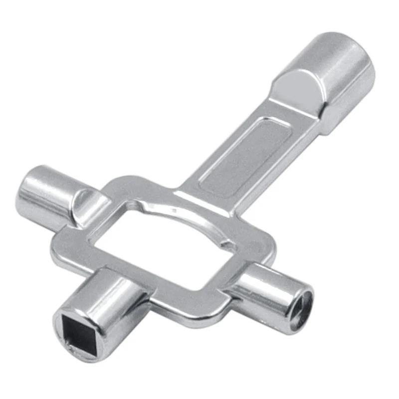 4 In 1 Multifunction Cross Switch Key Wrench Alloy Universal Square Triangle for Elevator Electrical Cupboard Box Train Cabinet |