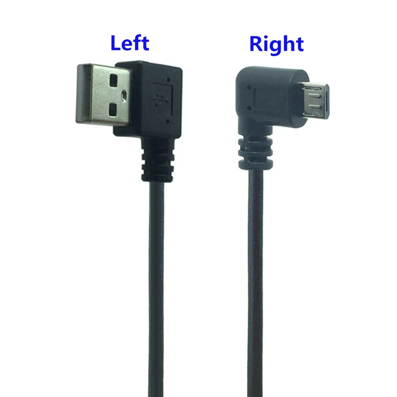 20 см 90 градусов USB 2 0 к Micro B Мужской кабель прямоугольный для синхронизации данных