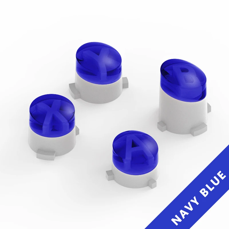 Navy blue Replacement Buttons ABXY Kit for Microsoft Xbox One/Slim Spare parts Button For Xbox One Elite Wireless Controller Accessories - Цвет: Navy blue