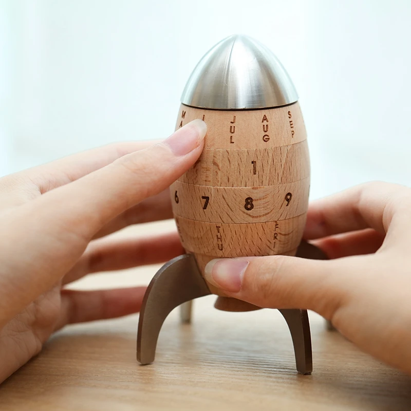 

Life Hall Rocket Calendar Decoration Creative Simple And Fresh Desktop Calendar Living Room Home Decoration
