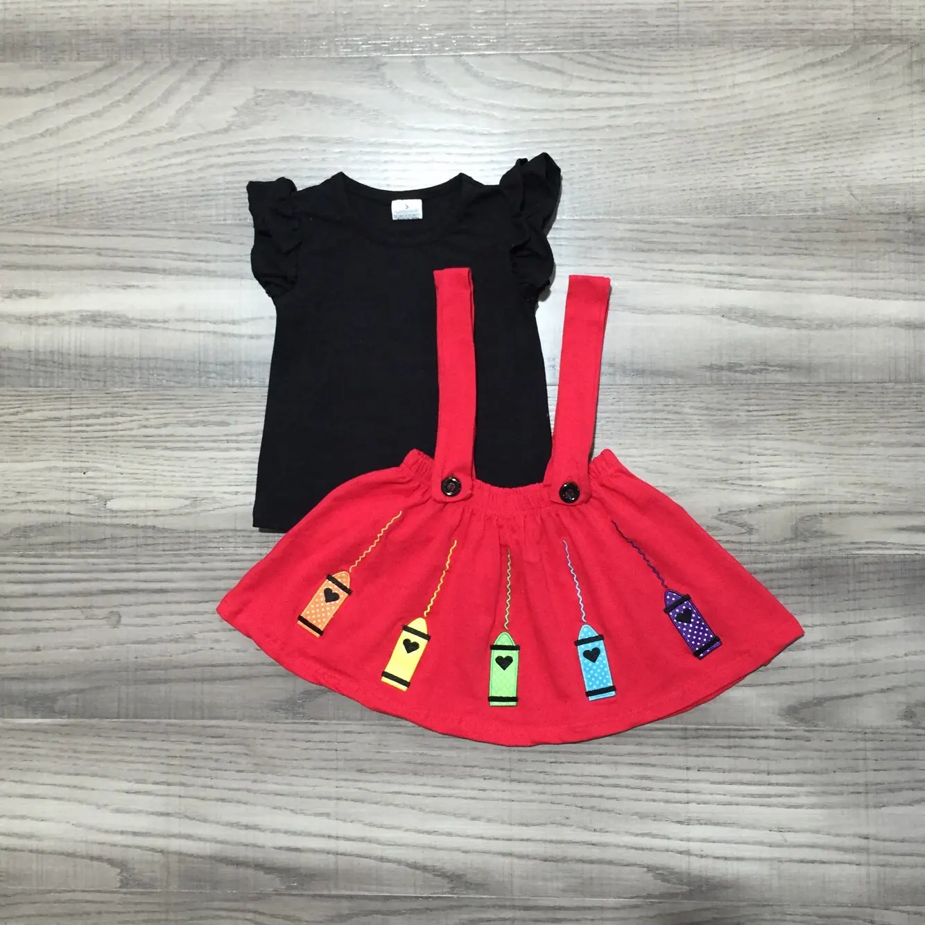 Girlymax Снова в школу для маленьких девочек детская одежда хлопковая рубашка с