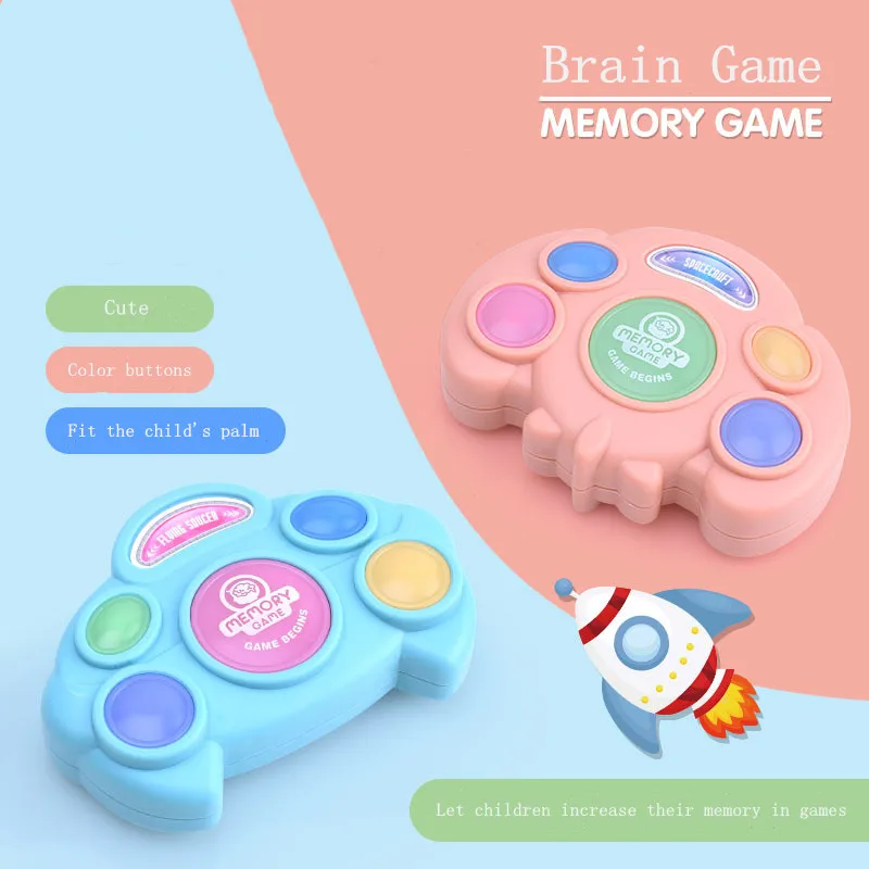 

Children's Memory Game Machine Toy Space Model Puzzle Early Education Button Flash Memory Training Concentration Toy
