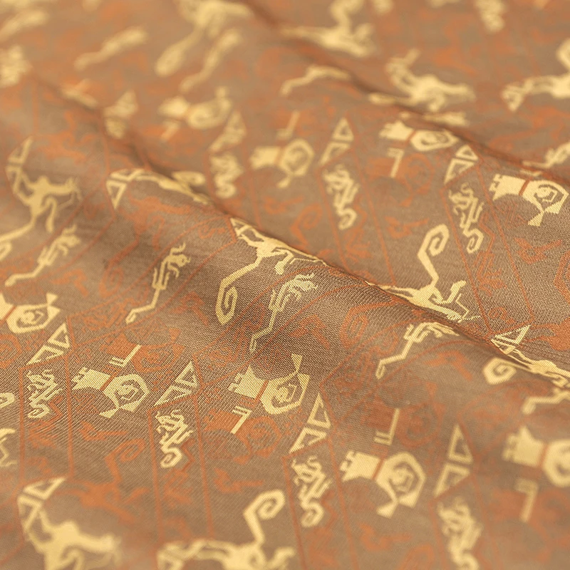 

110cm Width Silk warp brocade ancient fabric high - end craft silk fabric silk cloth