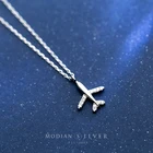 Modian новые продажи очаровательные крошечные Hope ожерелье самолеты 100% стерлингового серебра 925 Подвеска 