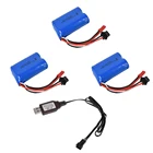Батарея Lipo для wltoys A303 A313 A323 A333 112 RC автомобильные игрушки 6,4 v 1000mAh 18500 JST вилка батарея для RC WLtoys Детали модели автомобилей