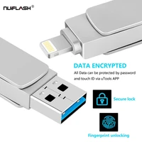 nuiflash usb flash drive 32 64gb pen drive smartphone for ios iphone ipad android memory stick portable 128g u disk