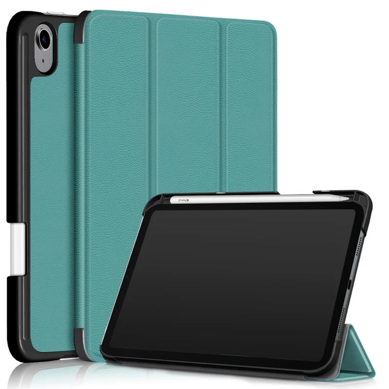 

Чехол для нового iPad Mini 6, чехол с держателем для карандашей (6 поколения, 8,3 дюйма, 2021), искусственная кожа для iPad Mini 6 2021