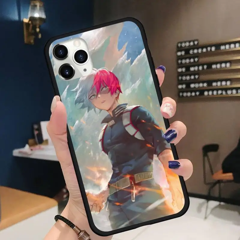 

anime My hero academia Phone Case for iPhone 11 12 pro XS MAX 8 7 6 6S Plus X 5S SE 2020 XR Soft silicone