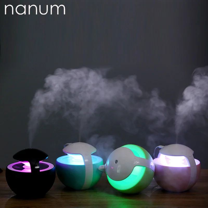 

Mini Night elves Humidifier Essential Oil Diffuser 450ml Aroma Lamp LED Night Light USB Ultrasonic Fogger Car air freshener