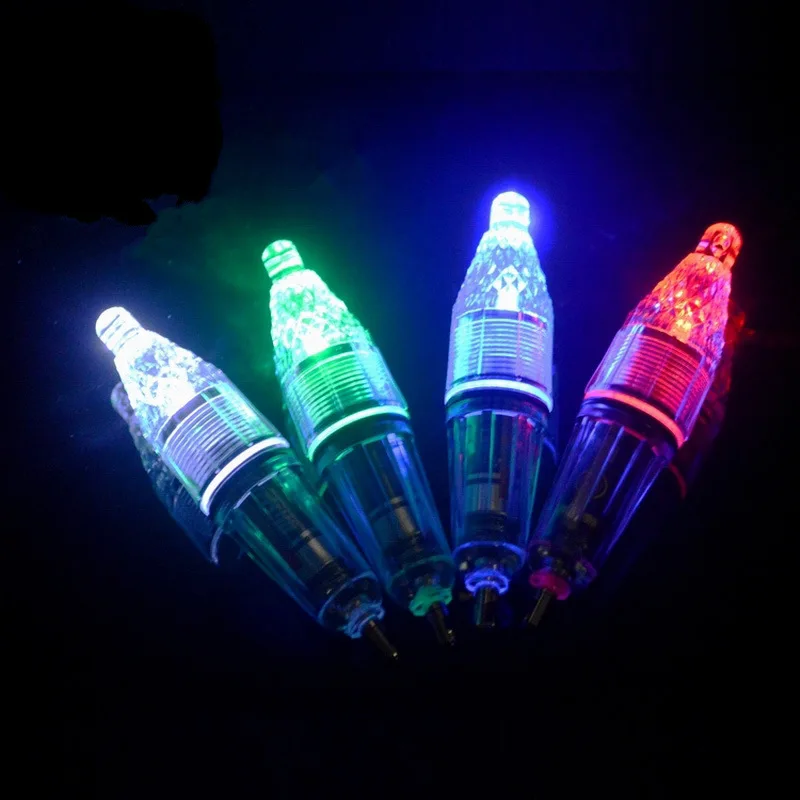 

New Bright LED Glittering Fishing Light Underwater Attract Fish Outdoor Night Light Blue Red White Green Led Pool Lights