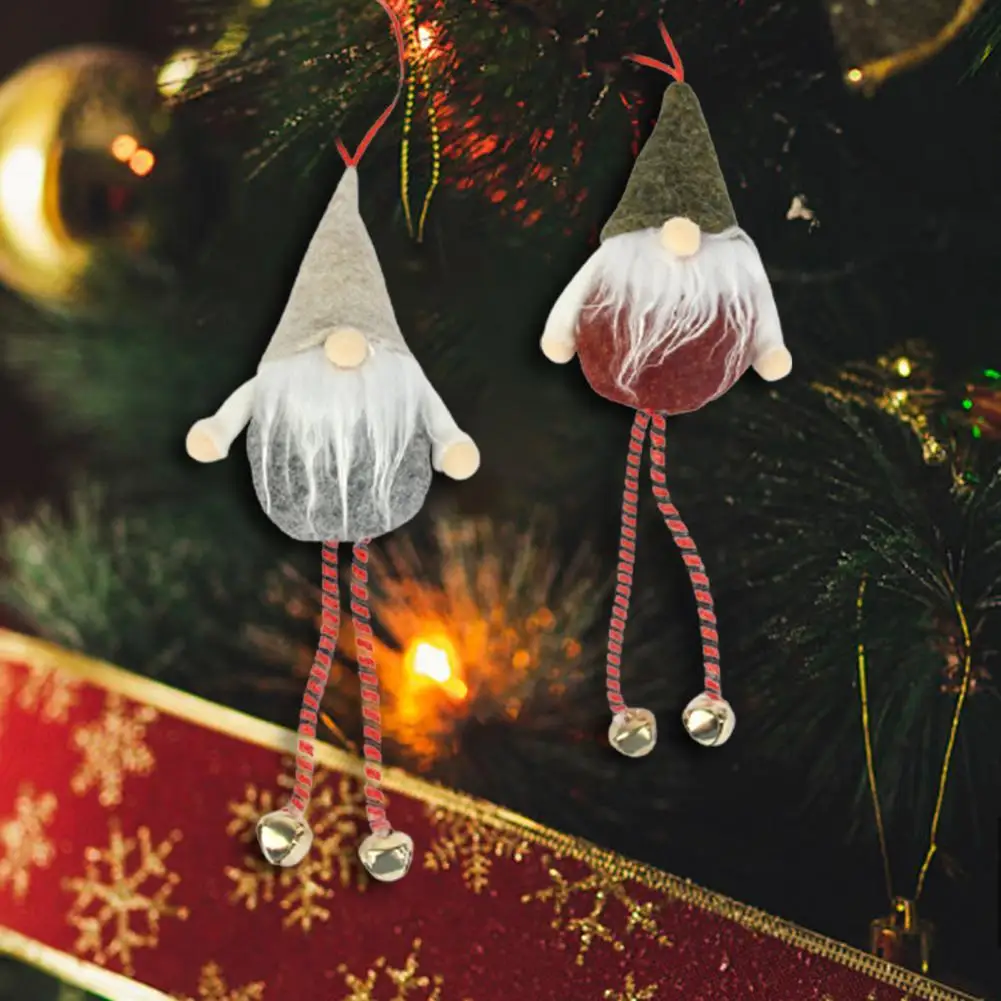 

Happy New Year Christmas Ornaments Fabric Decorative DIY Xmas Gift Hanging Pendant Christmas Faceless Doll Ornament for Home