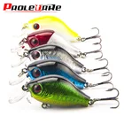 Набор рыболовных приманок, 5 шт., 5,5 см, 8 г, воблер, кренкбейт, Ультралегкая рыболовная приманка, искусственные жесткие приманки, мини-прожектор, смешанные цвета, приманки