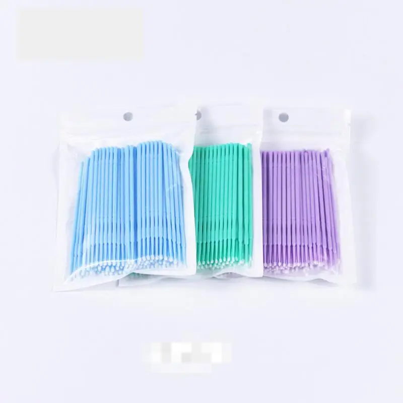 Disposable Eyelash Brushes Eyelashes Extension Applicator Wand Mascara Makeup Brush 100pcs/set LX7735 | Красота и здоровье