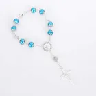 Жемчужный крест Святого Бенедикта браслет крещение приветствие поддержка Святого Причастия католические четки