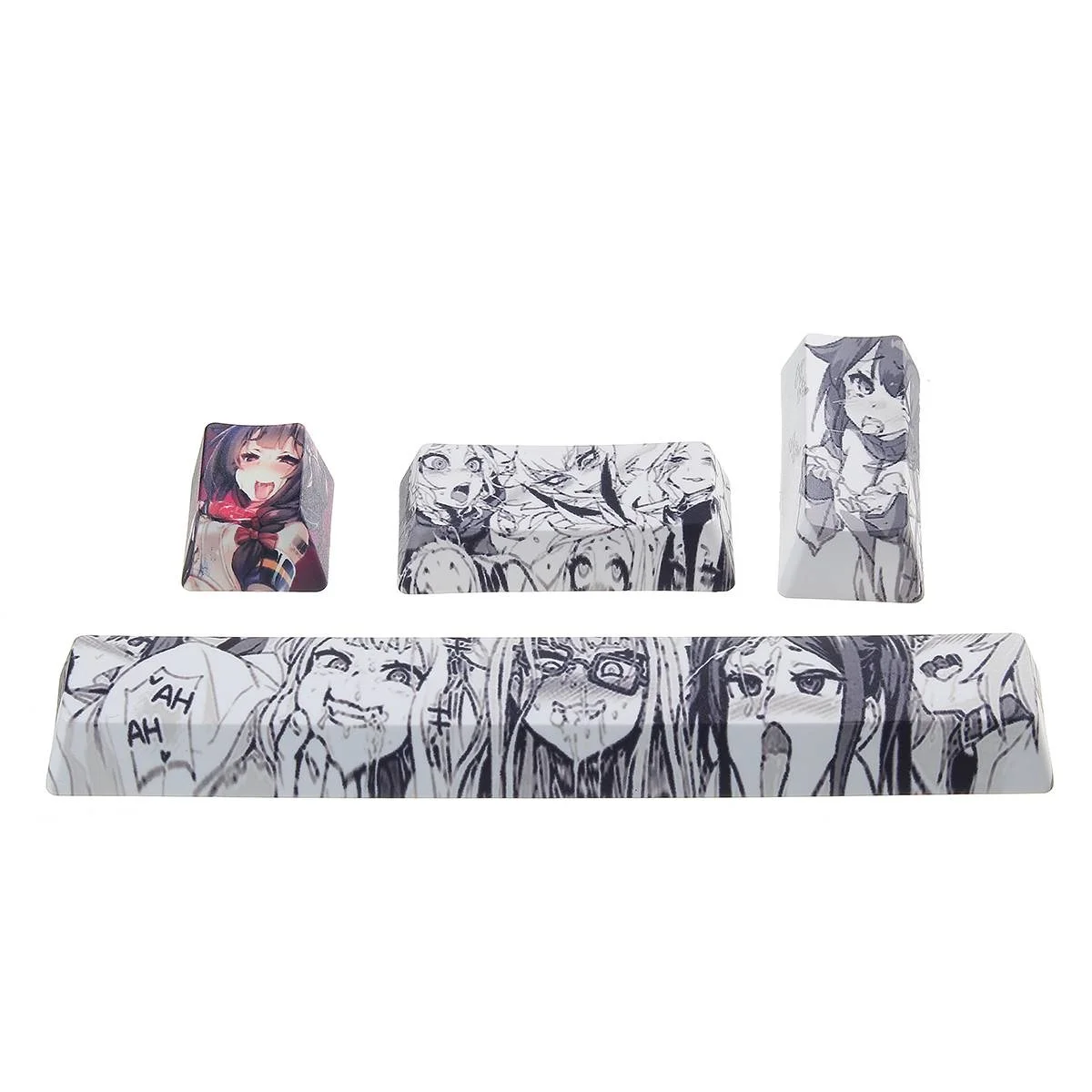 

Feker DIY Японские Аниме космические клавиши Ahegao 6.25U ESC космосные клавиши для механических переключателей клавиатуры