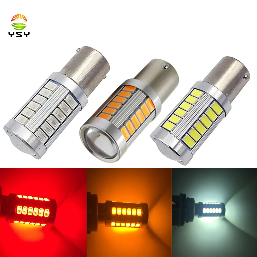 1x1156 7506 BA15S P21W py21w 33 smd 5630 5730 СВЕТОДИОДНЫЙ Автомобильный задний фонарь тормозной