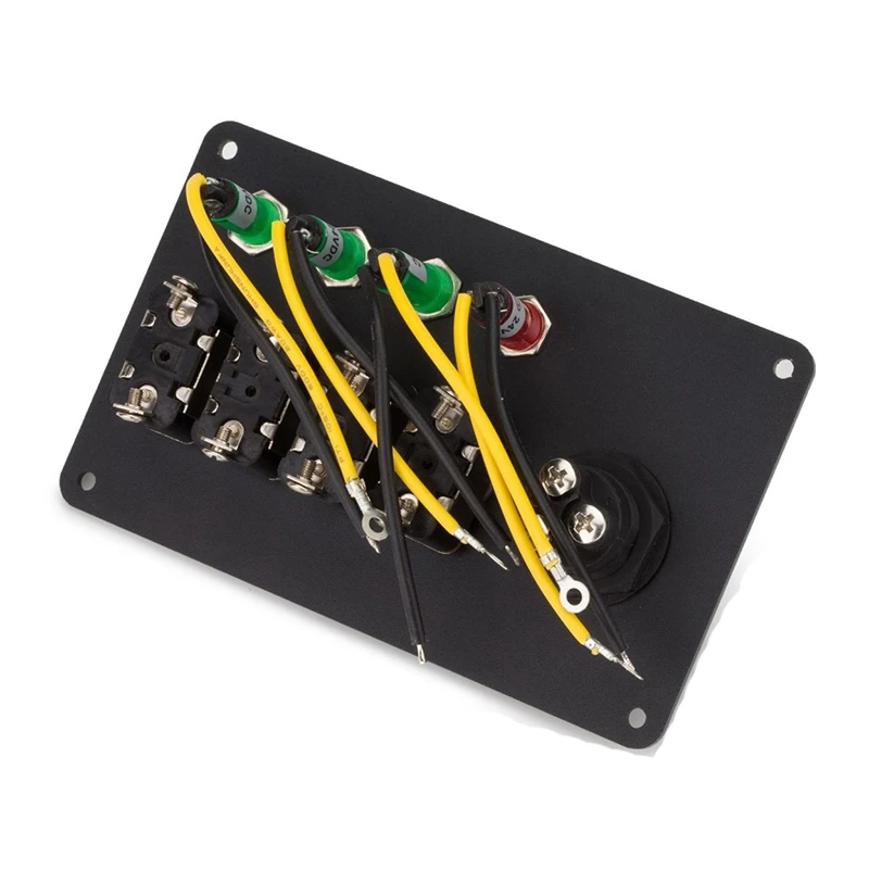 

12V Ignition Switch Panel Engine Push Button LED Toggle Racing Auto