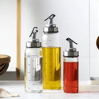 cooking seasoning oil bottle sauce bottle glass storage bottles for oil and vinegar creative oil dispenser for kitchen accessory