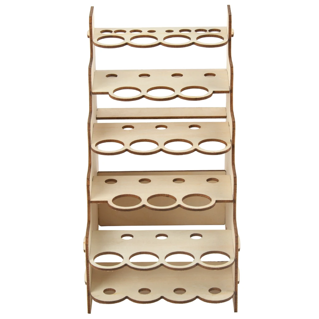 Деревянная модульная Подставка для хранения чернил в бутылках держатель кистей