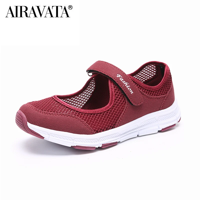 

Newbeads Sneaker Comfortable Daily Home Walking for Middle-Aged Ladies Casual Fashion Hollow Flat Button Lazy Size 35-42
