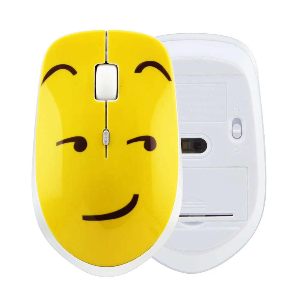 CHYI Милая Беспроводная мини Бесшумная компьютерная мышь Ультра тонкая Usb оптическая ПК Mause эргономичная креативная 3d подарочная мышь для детского ноутбука - Цвет: proud