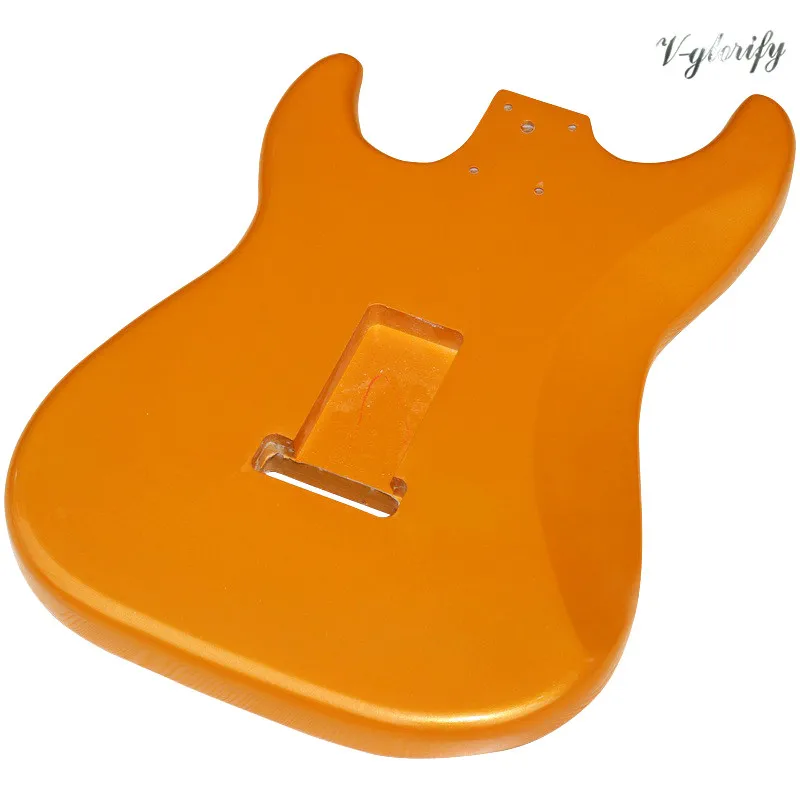 metall dunkler gold farbe aussehen wie dunkler gelb floyd rose st elektrische gitarre körper pappel holz barrel 57 cm tasche breite free global