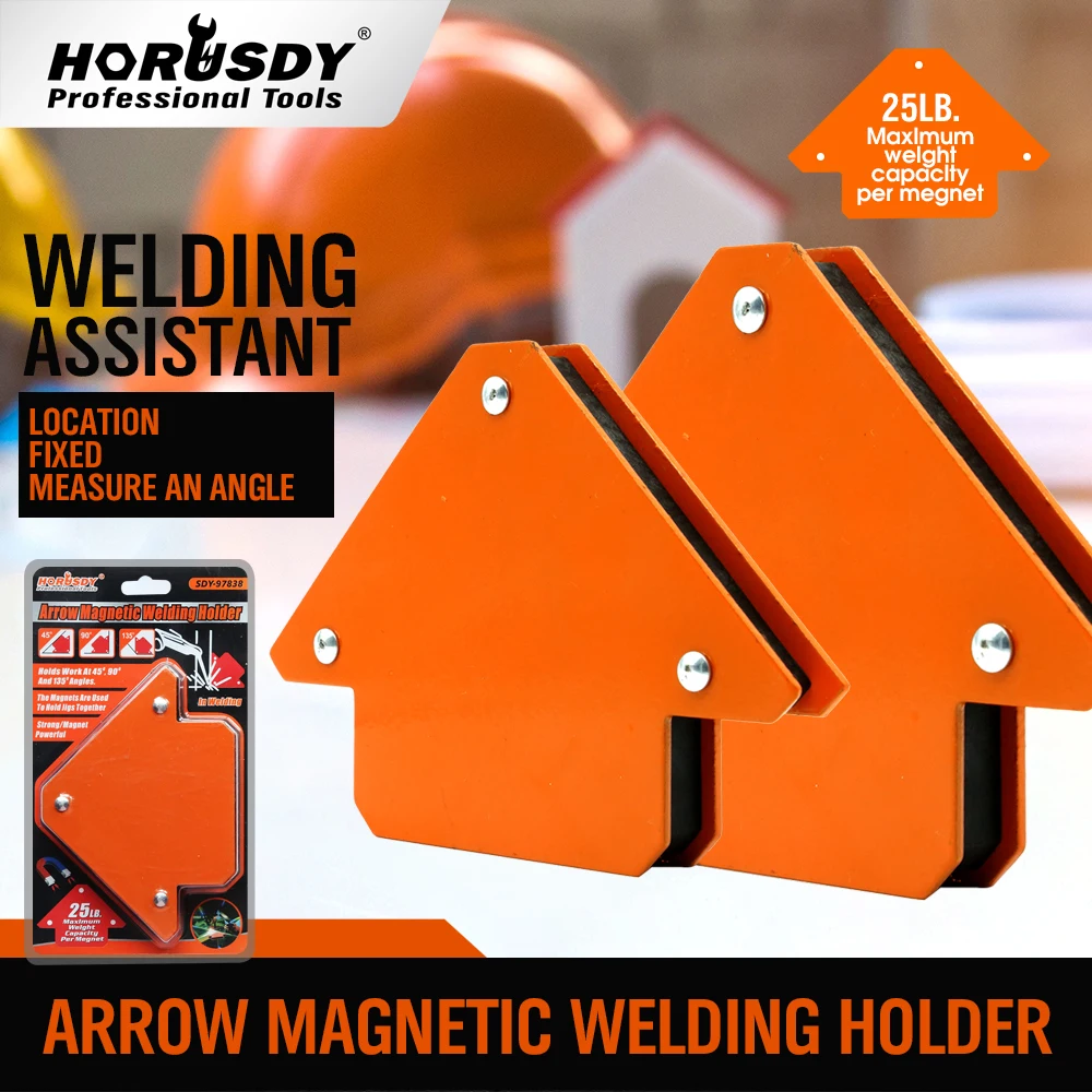 Мышь над изображением для увеличения 2x Arrow Welding Magnet Magnetic Square Mig Welder Holder Clamp 45 90 135 25LB