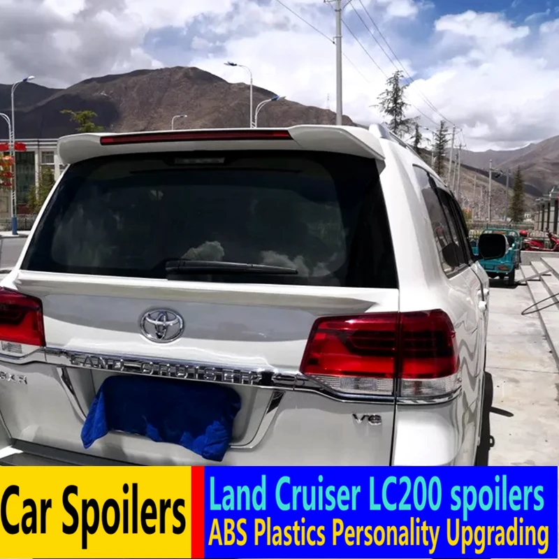 Для Toyota Land Cruiser LC200 2016 до 2018 ABS Материал средний спойлер любой цвет или праймер