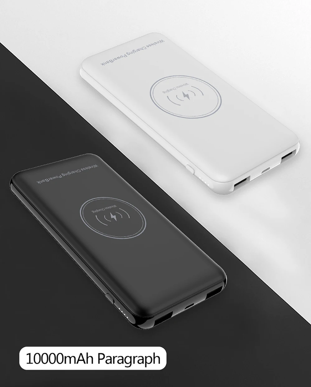 Портативное зарядное устройство 10000 мАч, 18 Вт, быстрая зарядка QC3.0, PD3.0, 10 Вт, Qi, беспроводное зарядное устройство, внешний аккумулятор для быстрой зарядки