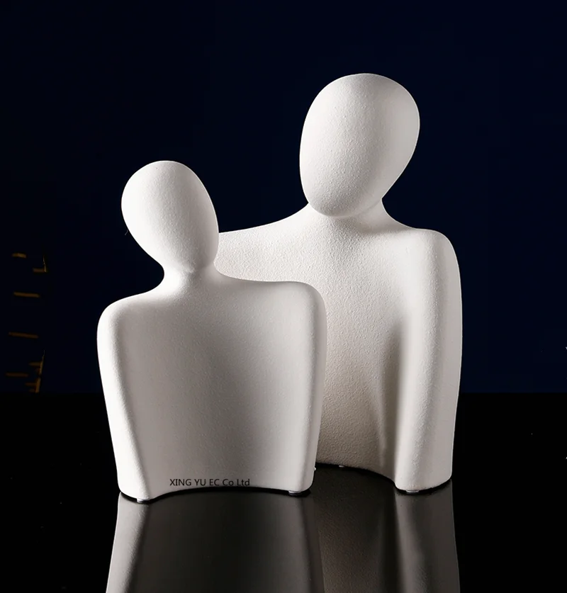 Необычные абстрактные персонажи искусственная кожа матовые керамические