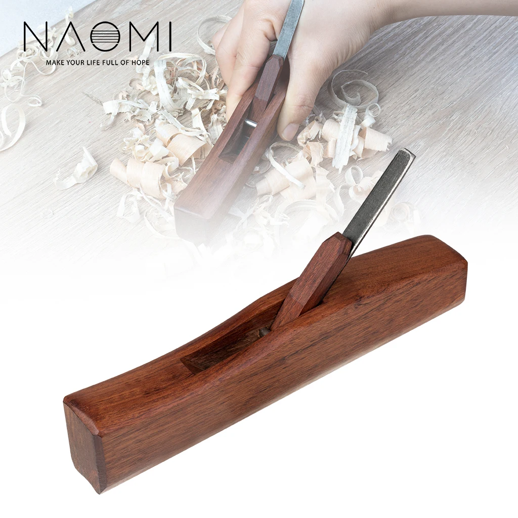 NAOMI Hong Kong Style Shungee Rosewood Plane Bull nose Radius W/ HSS Sharp DIY Viola Cello 2 #|Детали и аксессуары для