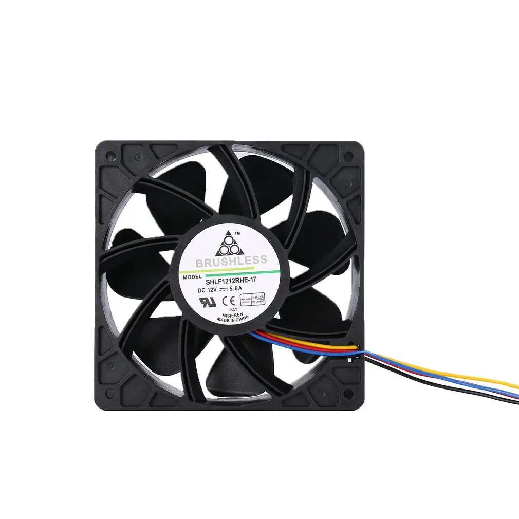 

New 4-Pin Connector Brushless Replacement Cooler Low Noise 7500RPM DC12V 5.0A Miner Cooling Fan For Antminer Bitmain S7 S9