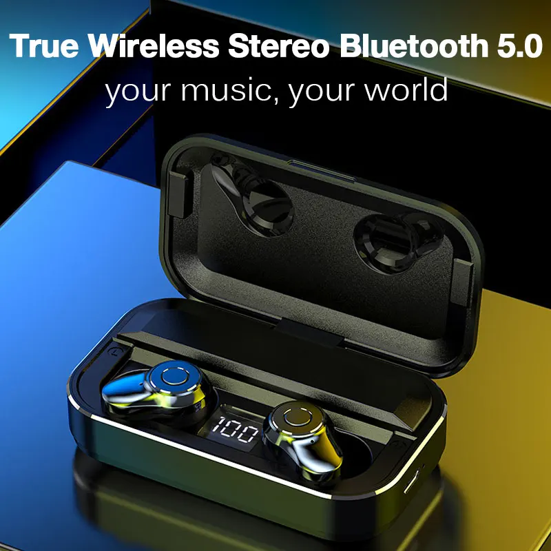 Беспроводные наушники сенсорные Bluetooth вкладыши с шумоподавлением гарнитура для