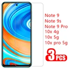 Защитное стекло, закаленное стекло redmi note 9s для xiaomi ksiomi not 9 s pro s9 10x4g 10 x pro 5g, note 9 s