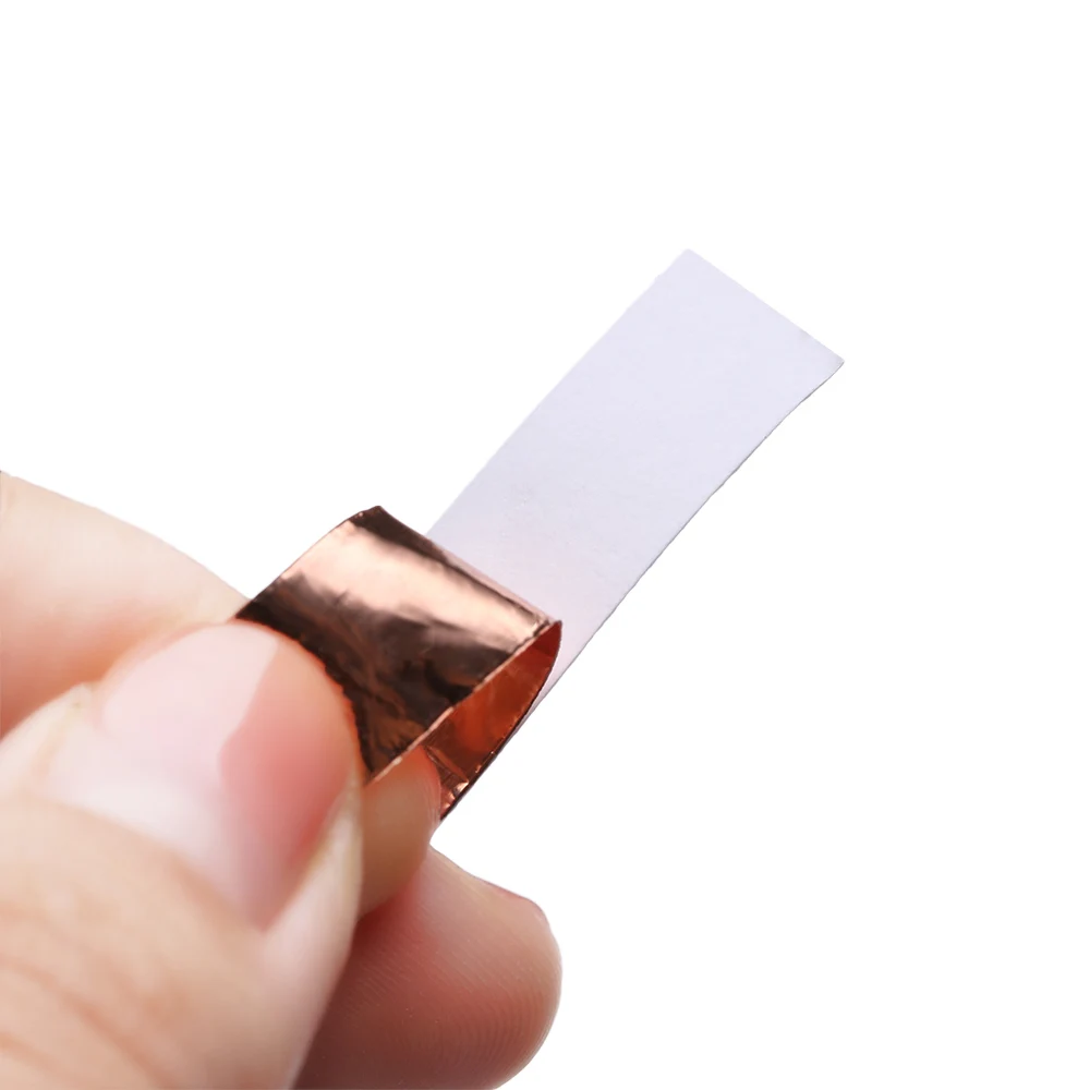 30 Meters Single Side Conductive Copper Foil Tape Strip Adhesive EMI Shielding Heat Resist | Обустройство дома