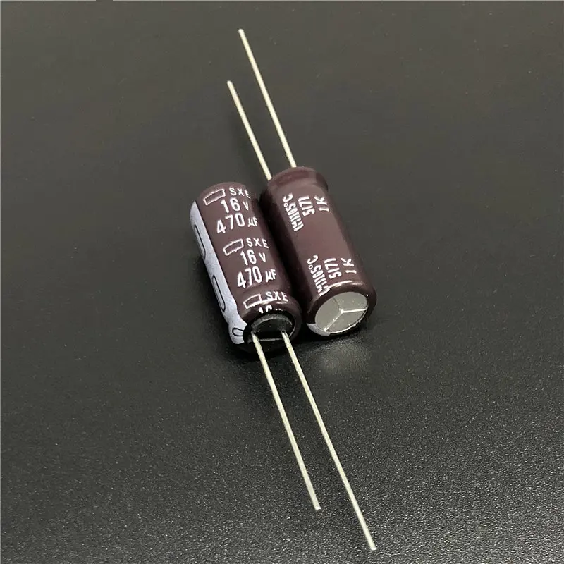 

10 шт/100 шт 470uf 16В NCC SXE серии 8х20 мм 16V470uF низкое сопротивление электролитический конденсатор