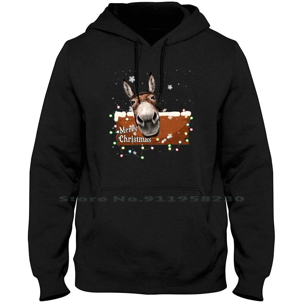 

Merry Christmas Donkey Hoodie Sweater Big Size Cotton Merry Christmas Merry Xmas Holiday Donkey Trend Merry End Day St Me Do