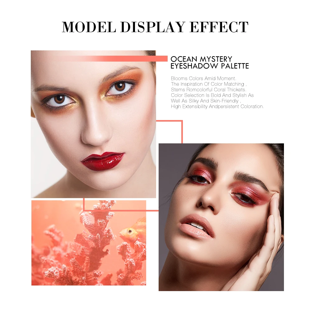 Тени для век матовая Мерцающая пигментная пудра 18 цветов стойкий макияж