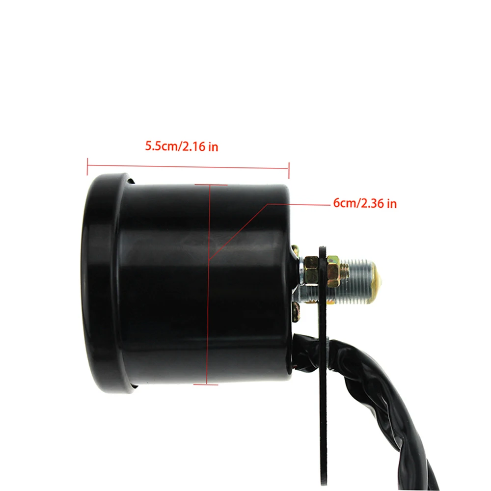 Универсальный Тахометр для мотоцикла 12 В со светодиодной подсветкой прямое