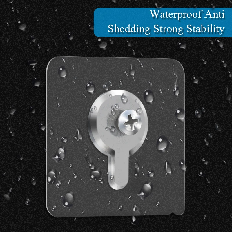 

4pcs Cross Stitch Wall Painting Hole Hook Self Adhesive Hole Nail Non-Trace Photo Frame Hole Hanging Nail