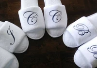 personalised bridal party gifts bride wedding slippersmaid of honor open toes slippers custom mother of the groom bridesmaid