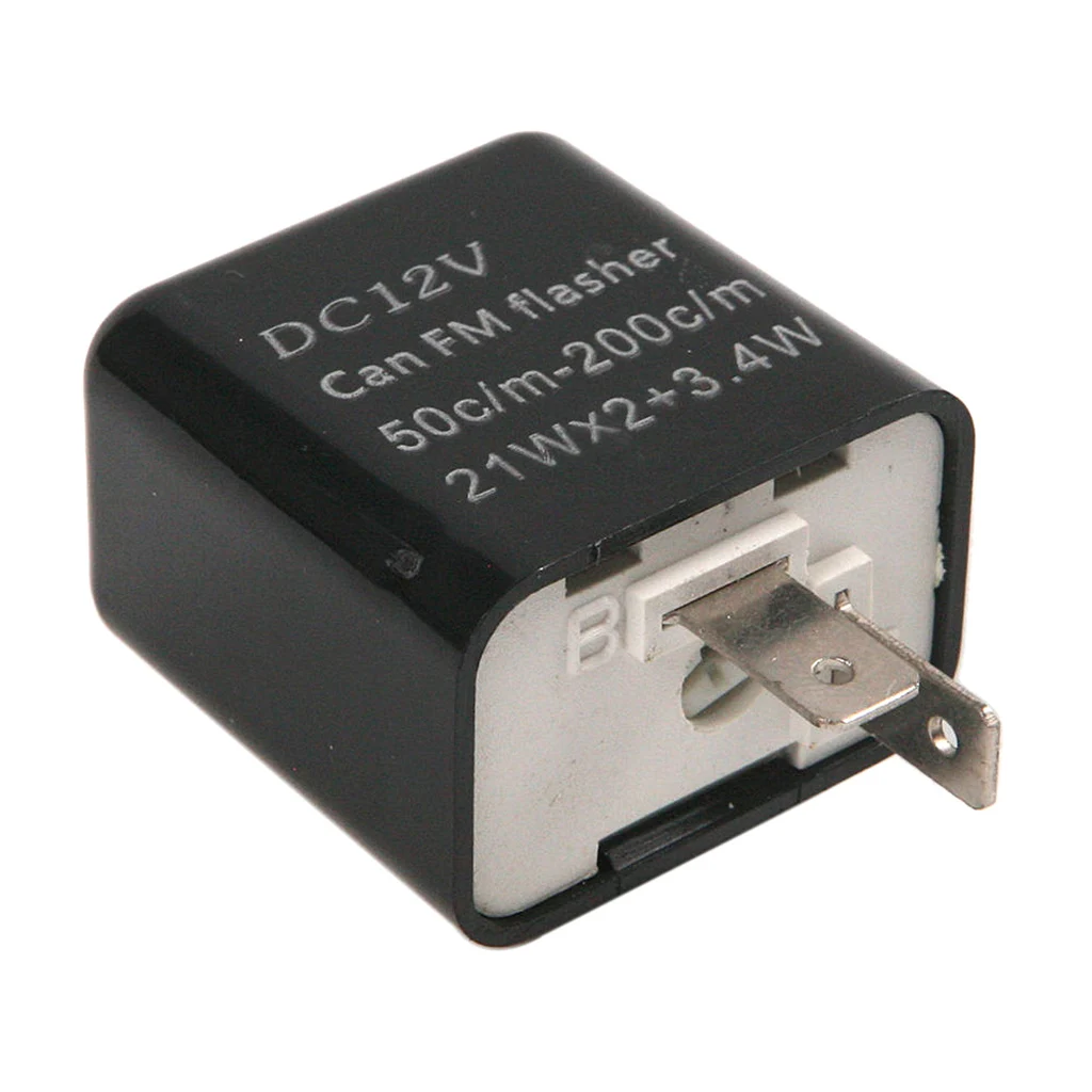 Универсальный DC 12V 2 Pin мотоциклетный Flasher релейный светодиодный индикатор