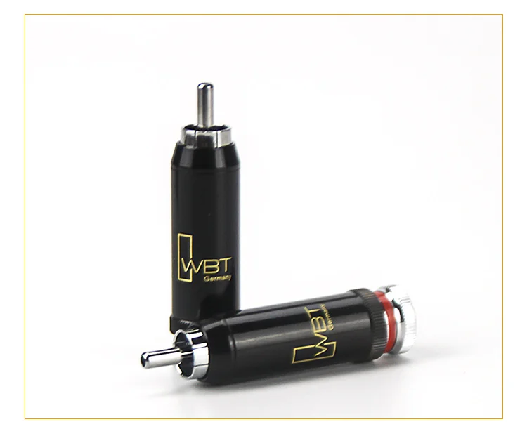 4 шт./лот родиевое покрытие медный RCA штекер Mayitr прочный RCA винты разъема пайки Блокировка Аудио Видео WBT разъем