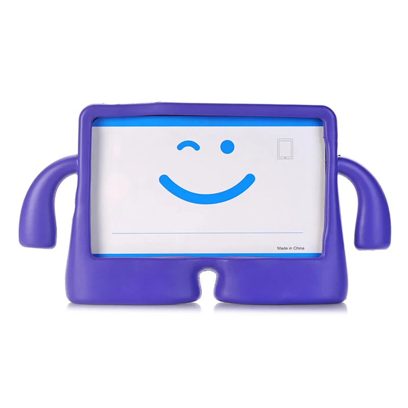 Фиолетовый Для Amazon Kindle Fire HD 8 чехол Baymax kids tablet Shell противоударный EVA Ручной Чехол-подставка для Kindle Fire HD8 - Цвет: Фиолетовый
