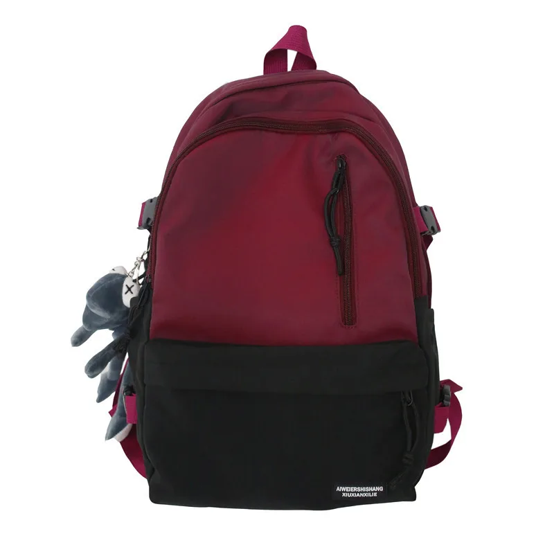

Female School Bags For Teenage Girls 2020 Nylon Travel Backpack Women Mochilas Sac A Dos Ladies Laptop Personality Men Bag Pack