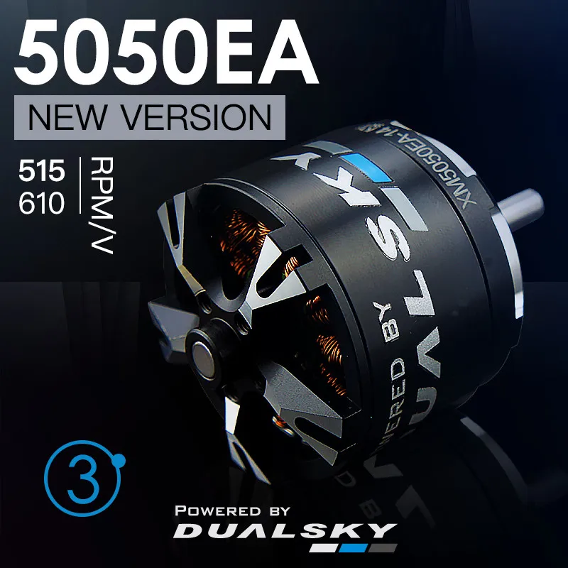DUALSKY XM5050EA 610kv 515kv V3 бесщеточный внешний роторный механизм для двигателя 70E с