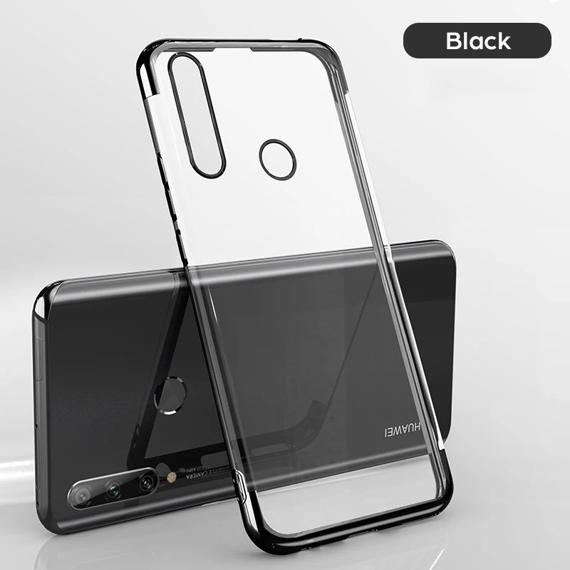 Мягкий прозрачный чехол для Huawei Honor 9C 9A 9X Премиум с лазерным покрытием ТПУ